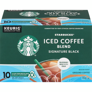 Starbucks Keurig k-cup, Iced Signature Blend Medium Roast, single pods