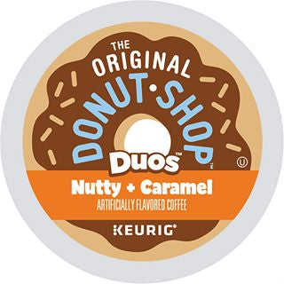 The Original Donut Shop Keurig k-cup, Nutty + Caramel Flavored Medium Roast, 24 pods/box