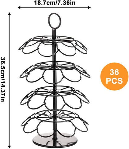 Shurffy K-cup Carousel Holder for 36 K-Cup Pods