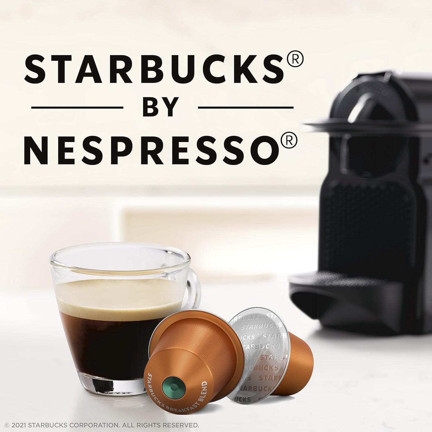 Starbucks Nespresso, Espresso Dark Roast, 10 capsules/box