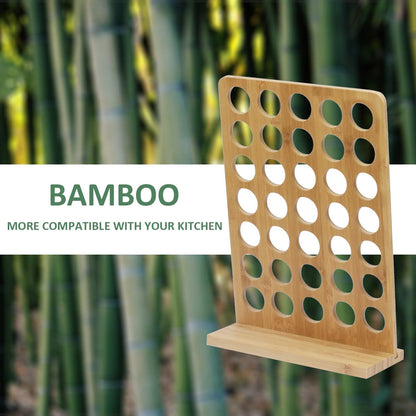 Simesove Bamboo K-cup Display Rack for 35 K-Cup Pods