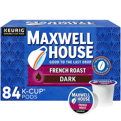 Maxwell House Keurig k-cup, French Roast Dark Roast, 84 pods/box