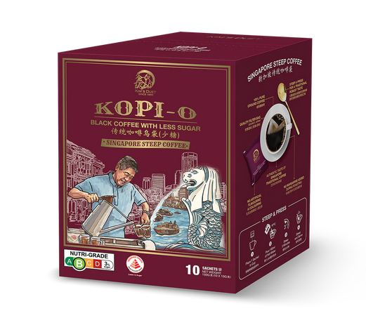 Kim's Duet Coffee Bag, Kopi-O, 10 sachets/box