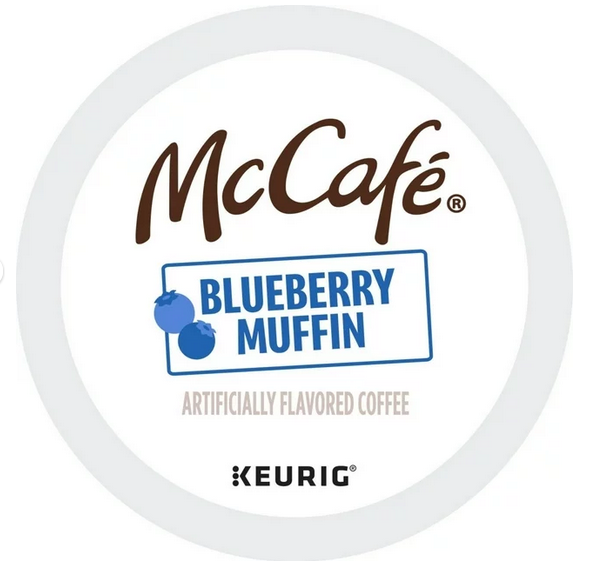 McCafé Keurig k-cup, Blueberry Muffin Flavored Light Roast, single pods