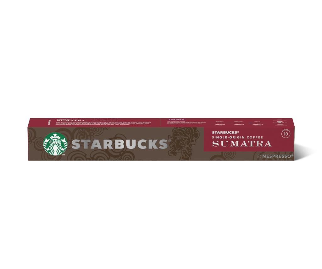 Starbucks Nespresso, Sumatra Dark Roast, 10 capsules/box