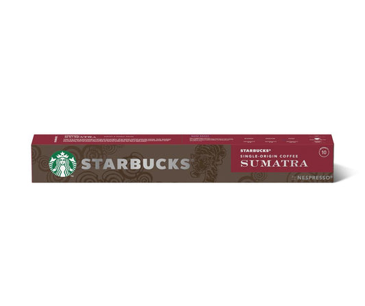 Starbucks Nespresso, Sumatra Dark Roast, 10 capsules/box