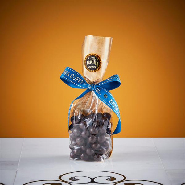 Bacha Dark Chocolate Covered Coffee Beans, 150 grams