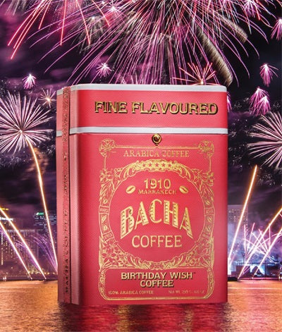 Bacha Birthday Wish Ground Beans, 250g/can