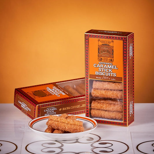 Bacha Caramel Stick Biscuit, 150 grams